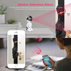 Smart Tracking WiFi Camera - 1080P Auto-Follow Baby Monitor & Home Security Cam with Phone App