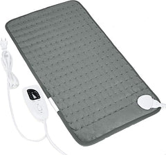 Heated Pad – Electric Heating Pad for Cramps, Neck, Waist & Shoulder | 6 Heat Settings, 4 Timers, Auto-Off | Moist & Dry Heat Therapy for Pain Relief