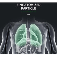 GK-101 Portable Mini Vaporizer. 3-mode handheld nebulizer & cool mist inhaler for adults & kids. Includes travel storage bag.