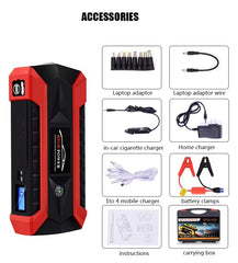 High Power 20000mAh Multi-Function Portable Car Engine Start Power Bank