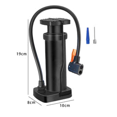 Portable Mini Foot Pump for Bikes, Motorcycles, and Electric Cars | High-Pressure Aluminum Alloy Air Inflator with Foot Pedal | Compact and Durable Design | Ideal for Bicycles, Motorcycles, and Outdoor Use