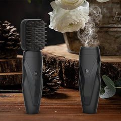 Electric Comb Incense Burner | Oud Arabic Comb Hair Bakhoor Burner for Aromatic Styling | Black