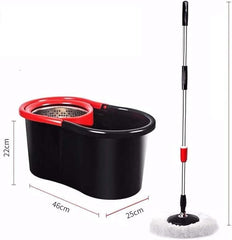 New Magic Mop Replacement Head | 360° Rotating Easy Hand Spin | Microfiber Spinning Mop - Gray | Efficient Cleaning for All Surfaces