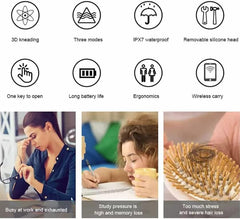Electric Scalp Massager – 3 Modes Head Kneading, Portable Waterproof & Rechargeable, Ideal for Deep Hair Cleaning and Improving Head Blood Circulation