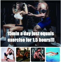 Vest Line Abdominal Muscle Sticker | Six-Pack Muscle Stimulator for Fitness | Black | Sculpt and Tone