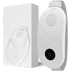 Electric Heating Pad for Cramps - Upgraded Portable Cordless Heating Pad with Adjustable Heat, Soft White Design