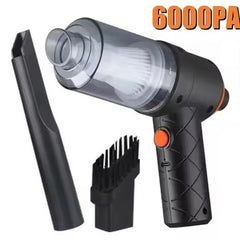 6000Pa Cordless Portable Handheld Vacuum Cleaner | High Power Vacuum Cleaner for Home, Office, and Car Cleaning