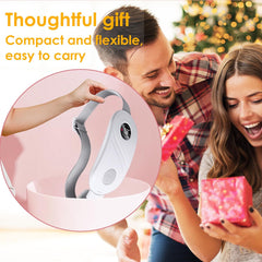 Electric Heating Pad for Cramps - Upgraded Portable Cordless Heating Pad with Adjustable Heat, Soft White Design