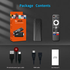 Universal TV Stick with Alcatel Voice Remote - Smart Streaming Stick for Google, YouTube, Fire TV with Voice Control