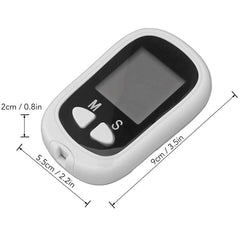 Blood Glucose Meter Large screen diabetes testing kit with tiny blood sample & coding. Essential diabetic supplies for monitoring.