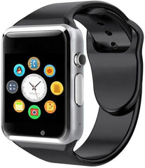 A1 Bluetooth Smart Watch - Fitness Tracker with Pedometer, SIM Card Slot & Camera | Android Sports Bracelet with Call, Message Alerts, and Health Tracking | All-in-One Smart Wrist Companion for Daily Use