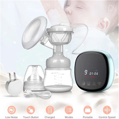 Electric Breast Pump - Portable, Rechargeable, Hands-Free Design for Travel & Home Use, Comfortable & Discreet (Multi-Colour)