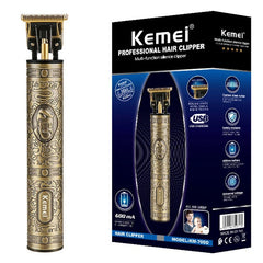 Kemei KM-700B Hair Clipper Professional corded electric hair cutting machine for precise barber-grade trims & fades.