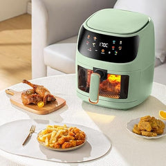 2400W Air Fryer | Powerful Cooking with LED Touch Panel, Large 8L Capacity, and Versatile Cooking Modes | Healthy Frying for Family Meals
