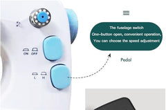 Beginner's Mini Sewing Machine | Portable & Perfect for DIY Projects and Household Use | Compact and Easy to Use