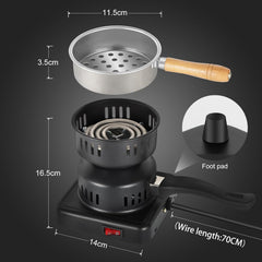 Electric Coal Starter for Hookah, Shisha, Nargila | Versatile Heater Stove & Charcoal Burner for BBQ | Quick & Efficient Heating