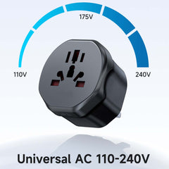 SC26 UK Universal Plug. Powerful and reliable 2500W capacity for high-demand electrical devices. Durable household plug.