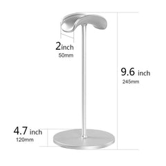 Universal Headphone Stand - Aluminum Holder with Stable Base for All Headset Sizes, Desk Organizer for Gaming & Studio Use (Multi-Colour)