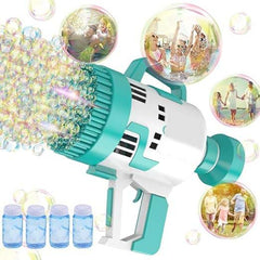 108 Holes Bubble Machine Gun | Ultimate Bubble Blitz for Summer Fun | High-Output Bubble Maker for Kids and Adults