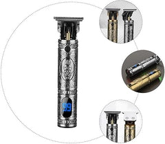 USB Rechargeable Electric Barbershop Hair Clipper | Digital LCD Professional Hair Trimmer
