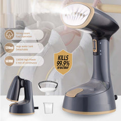 Handheld Steam Iron | 1470W Strong Power | 2 Gear Settings & 120ml Water Tank | Household Electric Steam Ironing Machine