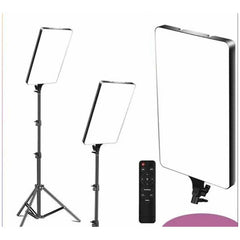 RL-19 Inch LED Panel Soft Light with LED Stand | 100W Ultra Bright Video Light for Photography & Tripod Setup | Adjustable Color & Brightness
