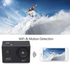 HD 1080P Outdoor WiFi Sports Camera with Waterproof Housing & Accessory Kit – 140° Wide Angle Lens for Adventure Sports