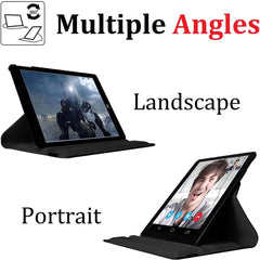 360° Rotating Case for iPad 10.2/10.5 - Auto Sleep/Wake Stand Cover with Multi-Angle Viewing (Multi Colour)