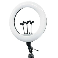 14-Inch Selfie Ring Light with Tripod Stand – Adjustable Photographic Lamp with 3 Mobile Holders