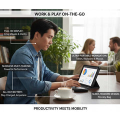 Tab 91 10.1-inch Android Tablet. Octa-core processor, 8MP+13MP cameras, 5000mAh battery & Android 15 for smooth performance.