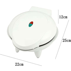 MST-211B Electric Mini Donut Maker - 7 Donut Capacity, Non-Stick & Double-Sided Heating for Quick Breakfasts & Snacks