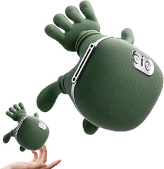 Master Hand Neck & Shoulder Massager with Heat. 3-mode , 2 temp levels & cordless design for back & legs. Green.