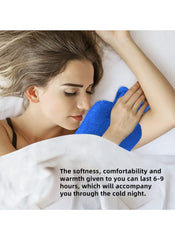 Hot Water Bag with Soft Cover | Classic Rubber Hot Water Bag for Cramps, Neck, Shoulder Pain Relief | Hot & Cold Therapy Pack (Multi)