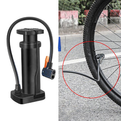 Portable Mini Foot Pump for Bikes, Motorcycles, and Electric Cars | High-Pressure Aluminum Alloy Air Inflator with Foot Pedal | Compact and Durable Design | Ideal for Bicycles, Motorcycles, and Outdoor Use