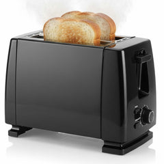 OE-505 2-Slice Toaster. Compact toaster with auto pop-up and removable crumb tray for easy cleaning. Simple & efficient.