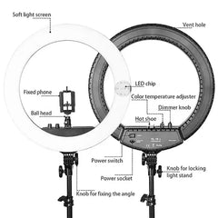 RL-18 LED Ring Light – LED Soft Ring Light for Perfect Illumination