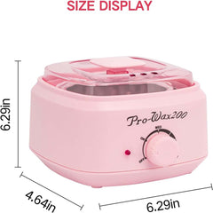 200 Pro Professional Wax Heater - Hair Removal Wax Warmer Machine for Salon & Home Use with Adjustable Temperature