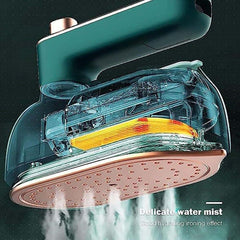 Handheld Steam Iron - 2-in-1 Garment Steamer & Dry Iron, Fast Heating, Rotatable Handle for Home & Travel