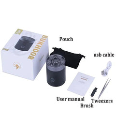 Electric Mini Bakhoor Burner | Portable Aroma Diffuser for Car | USB Rechargeable Incense Burner for On-the-Go Fragrance