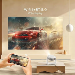Smart Android 11.0 1080P Projector – 5G WiFi Lamp Portable | 4K Support | HD Video Home Theater Experience | Ultimate Entertainment Solution