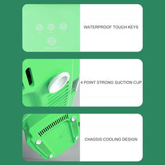 Portable Washing Machine | Mini Foldable Bucket Washer & Dryer Combo | Small Washer with Soft Spin Dry & Drainage Pipe for Underwear, Socks, Baby Clothes, Apartment, Dorm, Laundry (Green)