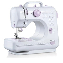 European Standard Home Sewing Machine - 2-Speed, Front/Back Stitch, Thick Fabric Locking, Night Light & Guide Locking Eye