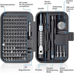 Screwdriver Set – Compact Mini Screwdriver and Bit Set | Portable for DIY and Professional Repairs