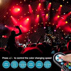 RGB Crystal Magic Ball LED Bulb | Transform Any Space into a Party Venue | Stunning Colorful Light Effects for Home, Events, and Parties