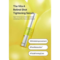 THE VITA-A Retinol Shot Tightening Serum. Potent anti-aging treatment for wrinkles, firmness & skin renewal. 30ml.