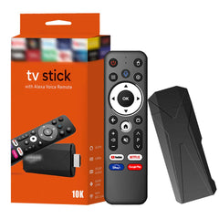Universal TV Stick with Alcatel Voice Remote - Smart Streaming Stick for Google, YouTube, Fire TV with Voice Control