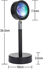 180° Rotatable & USB Rechargeable Sunset Light Projector | LED Night Light for Kids and Adults | Create a Relaxing Atmosphere