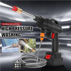 Hydrowasher - Ez Jet Cordless Power Washer | 6-in-1 High Pressure Wireless Car Washer Water Gun