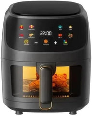 Multifunctional Digital Touch Air Fryer | 8L Capacity, 2400W Power | Sleek Black Design