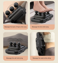 Tissue Body Massager | Powerful Fascia Gun Massage Hammer with Six Attachments | Relieve Muscle Soreness & Improve Circulation